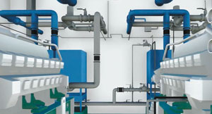 Рис. 3. Фрагмент BIM-модели с высокой степенью детализации