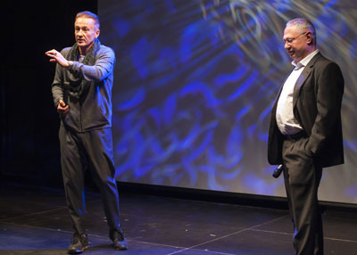 Олег Меньшиков и Георгий Генс