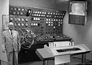 Концептуальная модель домашнего компьютера, 1954 г. (изображение с сайта information-technology.ru)