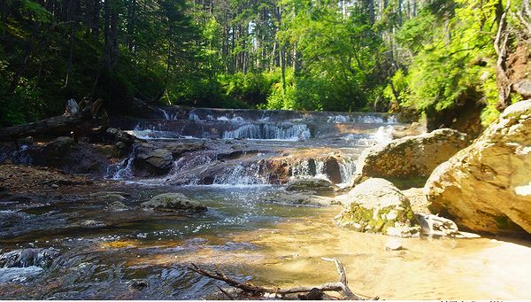Водопады на Кислом ручье