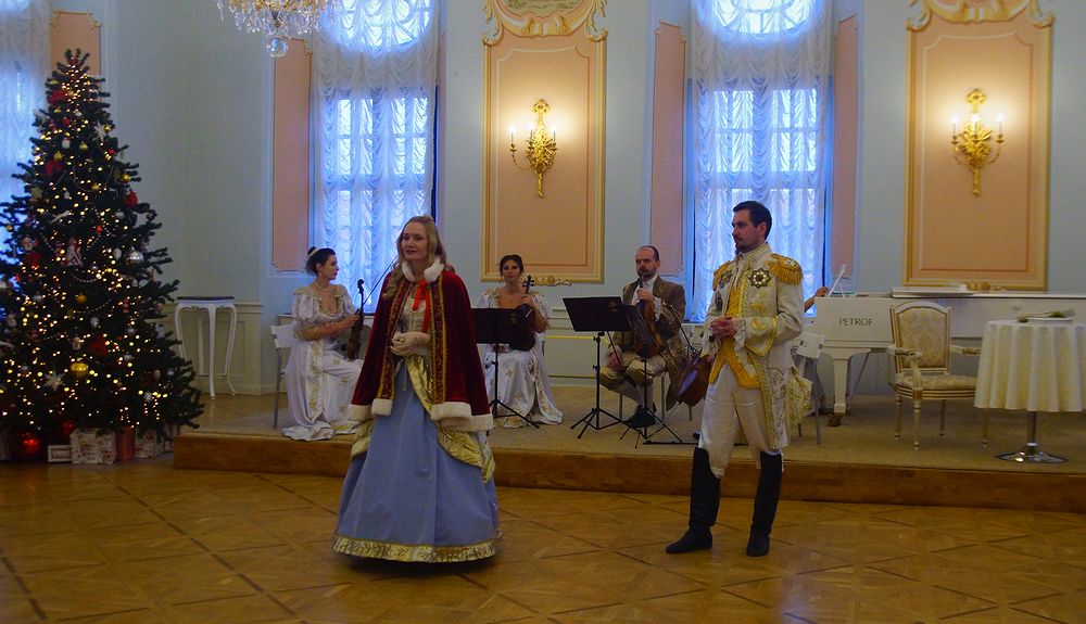 Музыкальное представление в замке