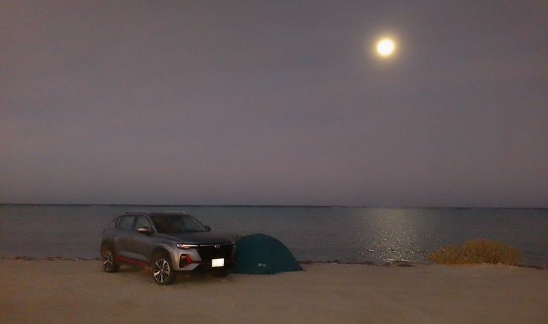 Ночевка на берегу Красного моря