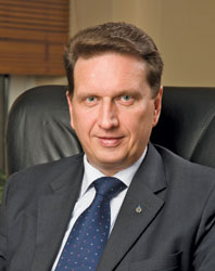 Юрий Валентинович ПРОХОРОВ, генеральный директор ФГУП «Космическая связь»