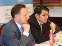 Максим Иванов и Денис Тукалевский (банк «Русский стандарт»)