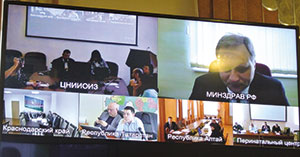 Телемост объединил Крым, Краснодар, Алтай, Татарстан и Москву